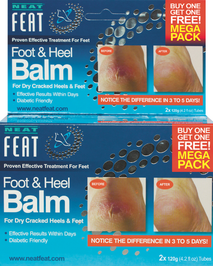 Neat FEAT Foot & Heel Balm 2 For 1 2 Pack