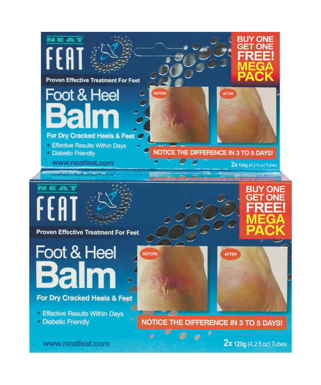 Neat FEAT Foot & Heel Balm 2 For 1 2 Pack