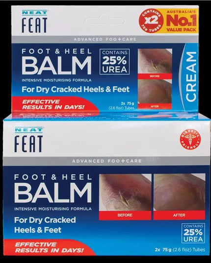 Neat Feat Foot & Heel Balm 2x75g Tubes