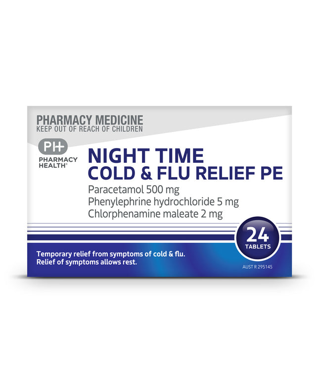 Night Time Cold & Flu Relief PE