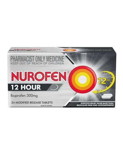 Nurofen 12 Hour Relief 300mg - 24 Tablets