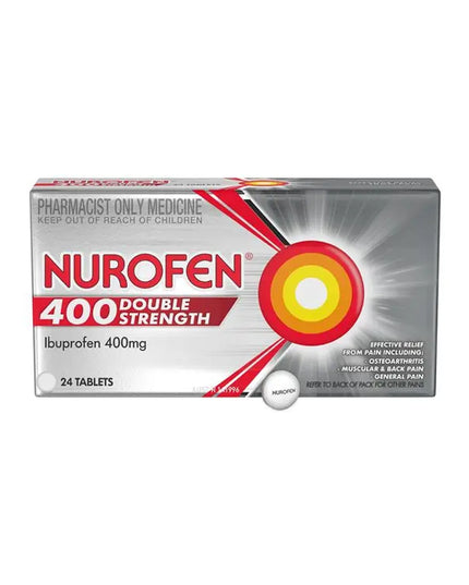 Nurofen Double Strength Ibuprofen 400mg - 24 Tablets