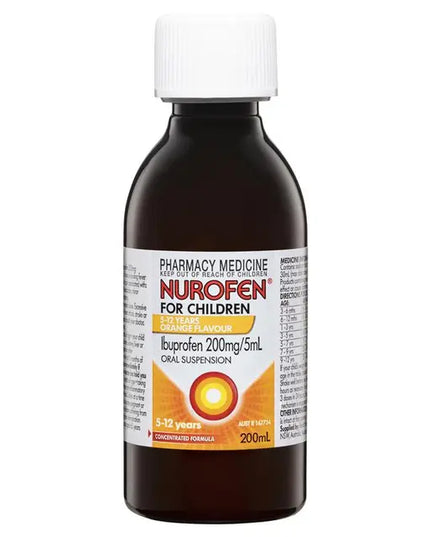 Nurofen For Children 5-12 Years Orange Flavour 100mL