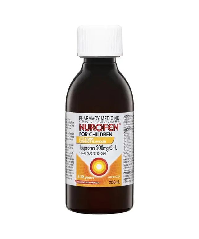 Nurofen For Children 5-12 Years Orange Flavour 100mL