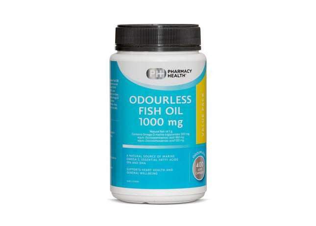 ODOURLESS FISH OIL 1000MG CAPSULES