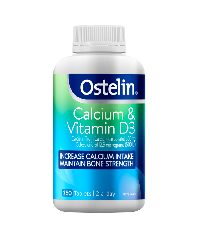 Ostelin Calcium & Vitamin D3 250 Tablets