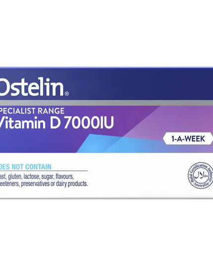 Ostelin Vitamin D 7000IU 1-A-Week - 48 Capsules (S3)