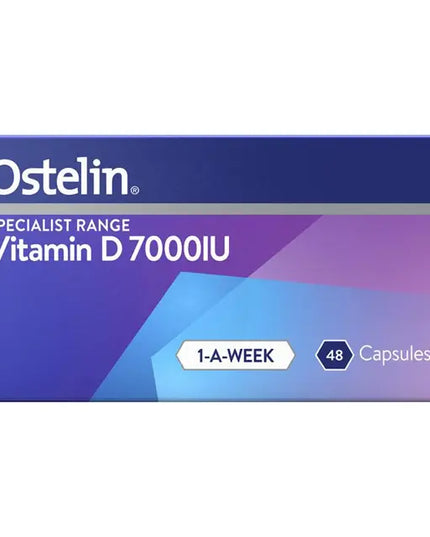 Ostelin Vitamin D 7000IU 1-A-Week - 48 Capsules (S3)