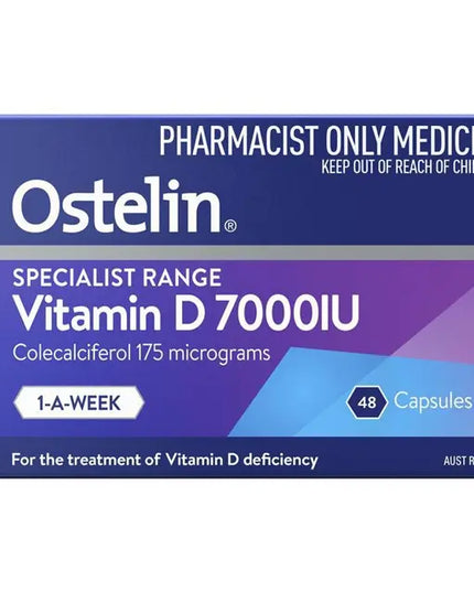 Ostelin Vitamin D 7000IU 1-A-Week - 48 Capsules (S3)