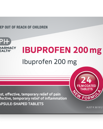 Pharmacy Health Ibuprofen 200mg Tablets