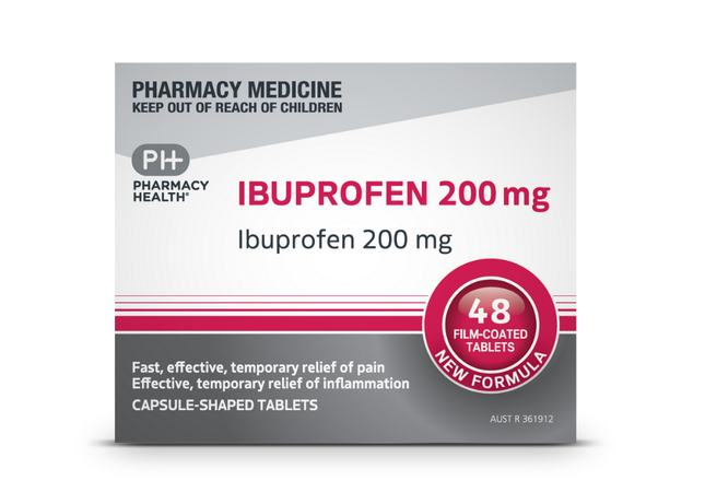 Pharmacy Health Ibuprofen 200mg 24 Tablets