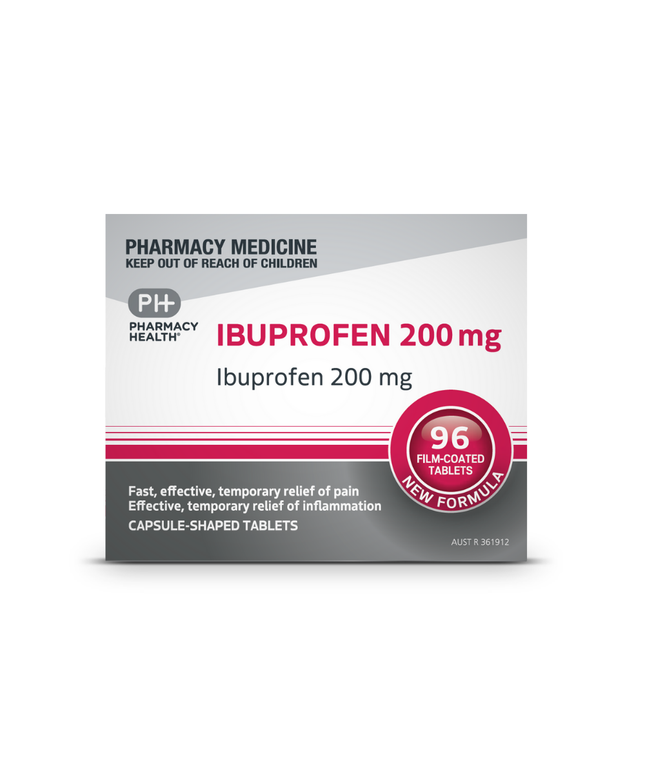 Pharmacy Health Ibuprofen 200mg 24 Tablets