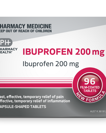 Pharmacy Health Ibuprofen 200mg Tablets