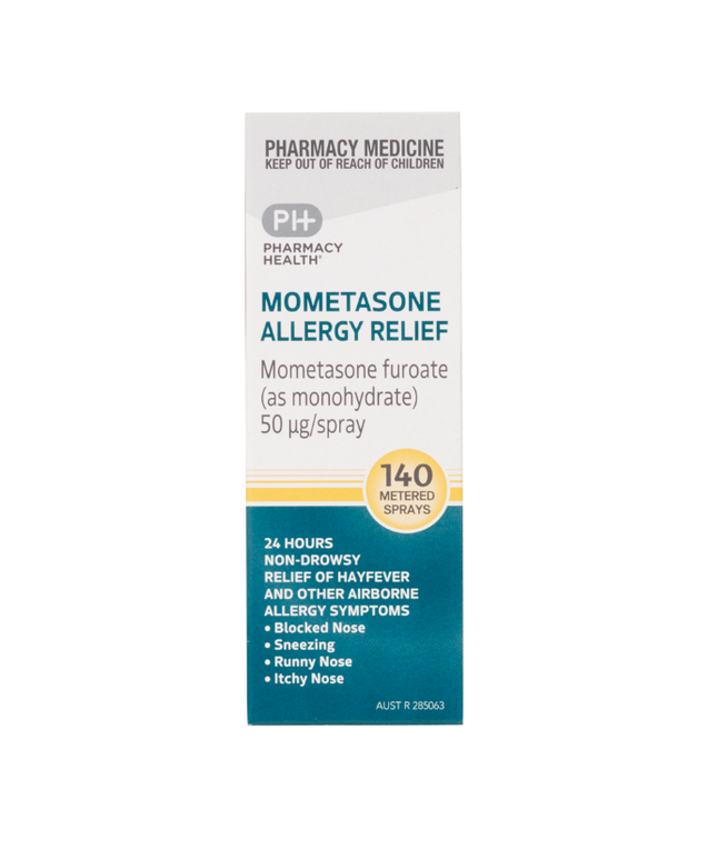PHARMACY HEALTH Mometasone Allergy Relief 50mcg 140 Sprays