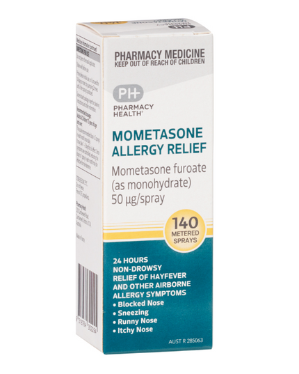 PHARMACY HEALTH Mometasone Allergy Relief 50mcg 140 Sprays