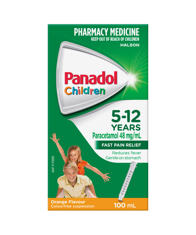 Panadol Children 5-12 Years Orange Flavour 100mL
