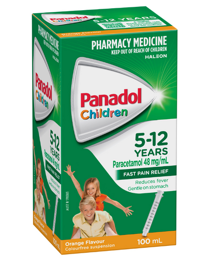 Panadol Children 5-12 Years Orange Flavour 100mL