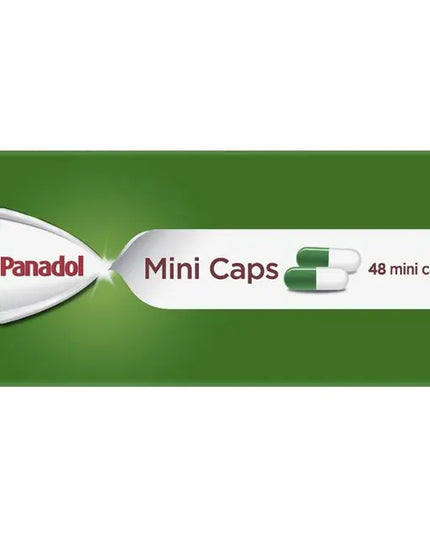 Panadol Paracetamol Pain Relief 500mg Mini 48 Capsules