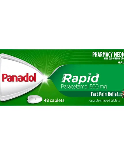 Panadol Rapid Paracetamol Pain Relief 48 Caplets
