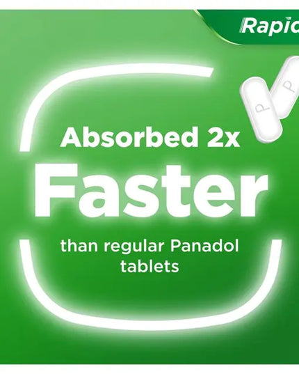 Panadol Rapid Paracetamol Pain Relief 48 Caplets