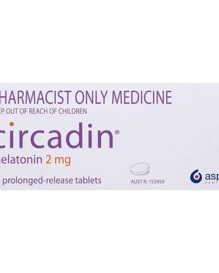 Pharmacist Only Circadin 2mg Tablets 30 (Aged 55+ only) - Melatonin (S3)