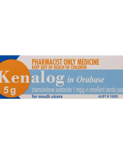 Kenalog in Orabase for Mouth Ulcers 5g - Triamcinolone (S3)