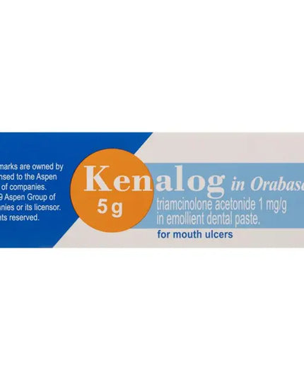 Kenalog in Orabase for Mouth Ulcers 5g - Triamcinolone (S3)