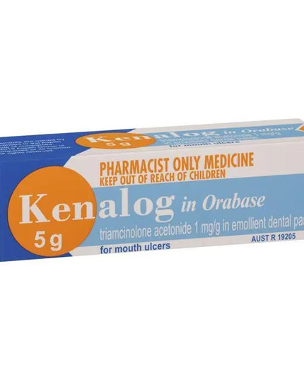 Kenalog in Orabase for Mouth Ulcers 5g - Triamcinolone (S3)