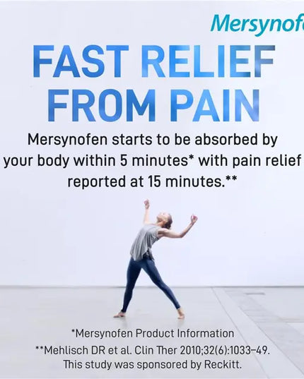 Pharmacist Only  Mersynofen Pain Relief Tablets with Paracetamol + Ibuprofen 30 Pack (S3)