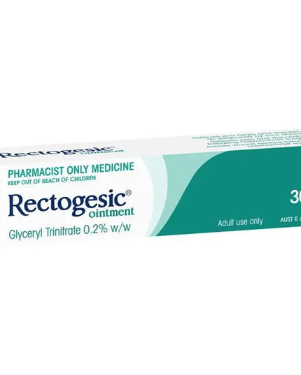 Pharmacist Only Rectogesic Ointment 30g - Glyceryl Trinitrate (S3)