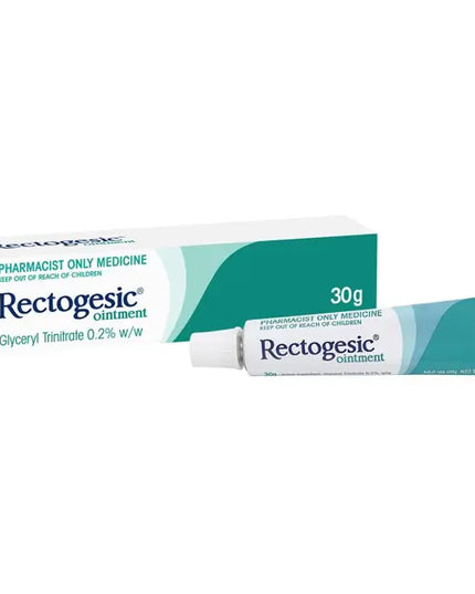 Pharmacist Only Rectogesic Ointment 30g - Glyceryl Trinitrate (S3)