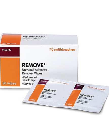 SMITH & NEPHEW REMOVE Adhesive Remover Wipes 50 Pack