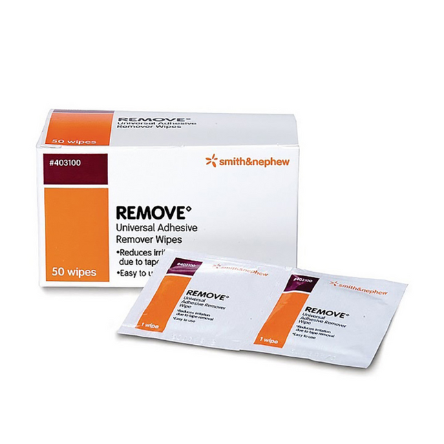 SMITH & NEPHEW REMOVE Adhesive Remover Wipes 50 Pack