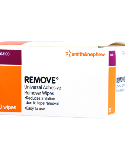 SMITH & NEPHEW REMOVE Adhesive Remover Wipes 50 Pack