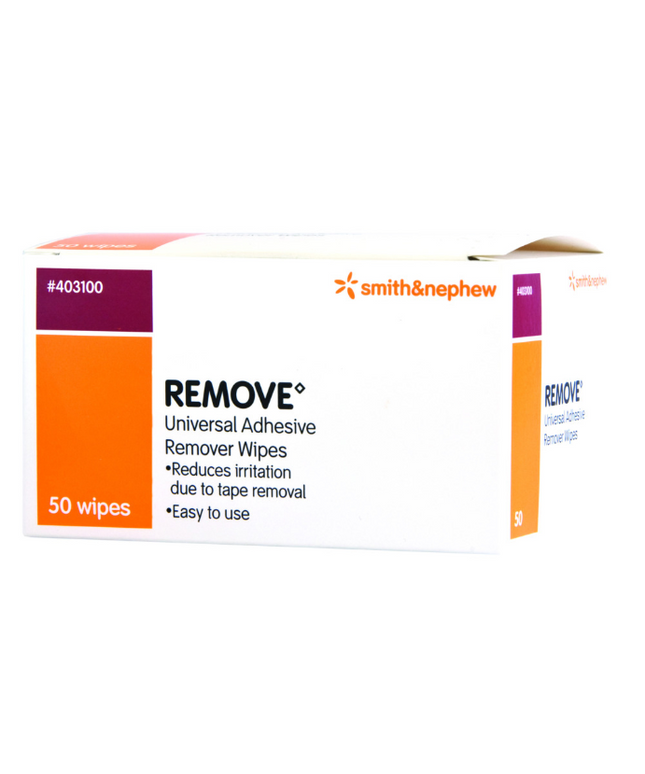 SMITH & NEPHEW REMOVE Adhesive Remover Wipes 50 Pack