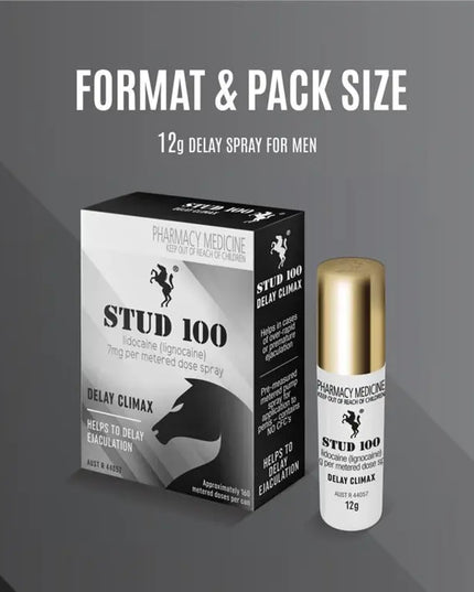 STUD 100 For Men Desensitizing Spray 12g