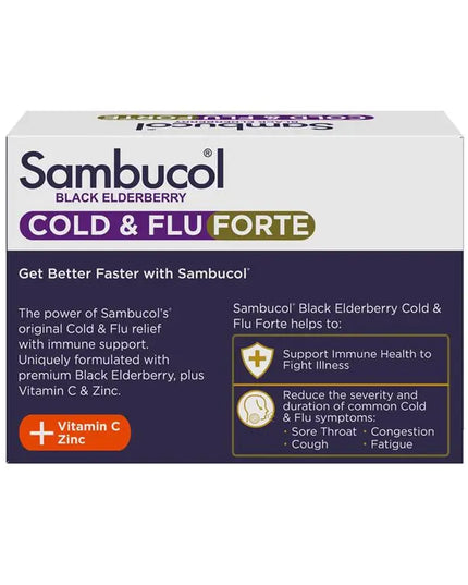 Sambucol Cold & Flu 24 Capsules