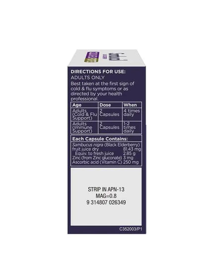 Sambucol Cold & Flu 24 Capsules