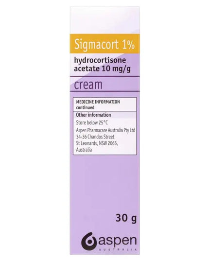 Sigmacort 1% Cream 30g
