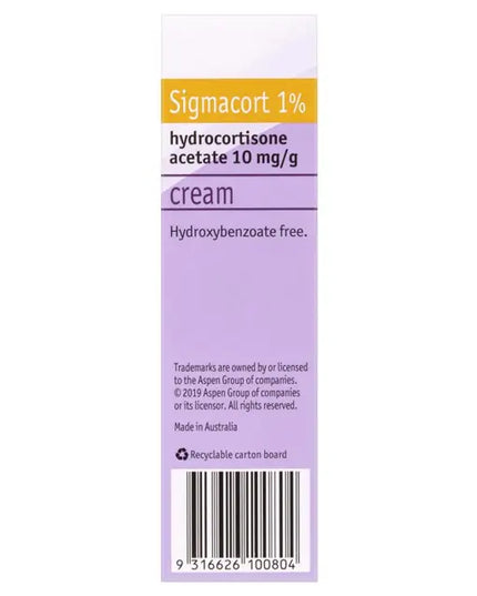 Sigmacort 1% Cream 30g