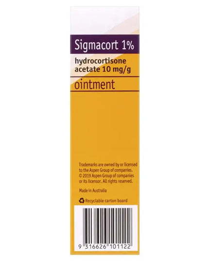 Sigmacort 1% Ointment 30g