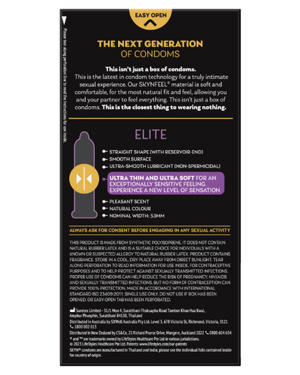 Skyn Elite Condoms 6 Pack