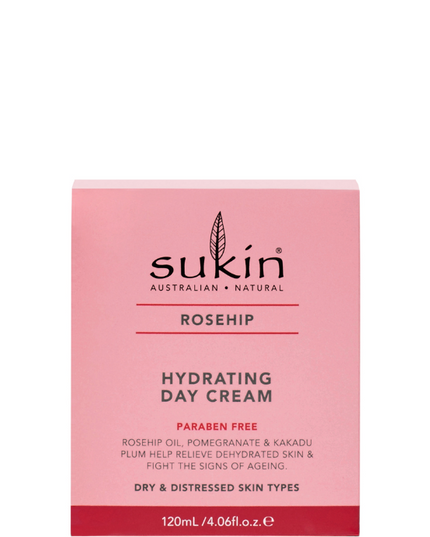 Sukin Rose Hip Oil Hydrating Day Cream 120mL