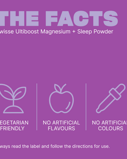 Swisse Ultiboost Magnesium + Sleep Powder Lemon & Honey 180g