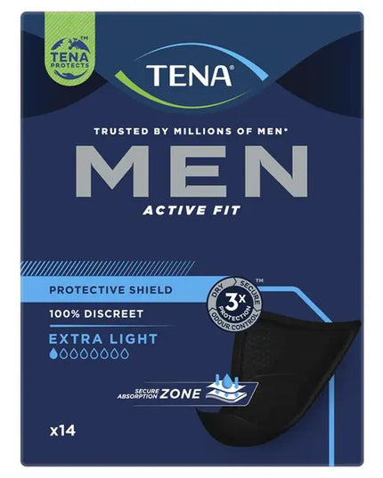 TENA Men Level 0 Protective Shield - 14 Pack