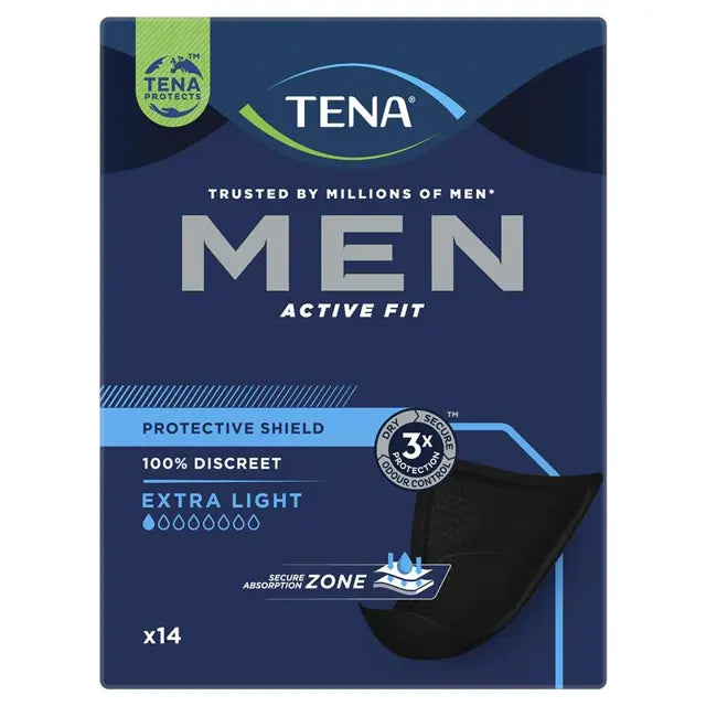 TENA Men Level 0 Protective Shield - 14 Pack