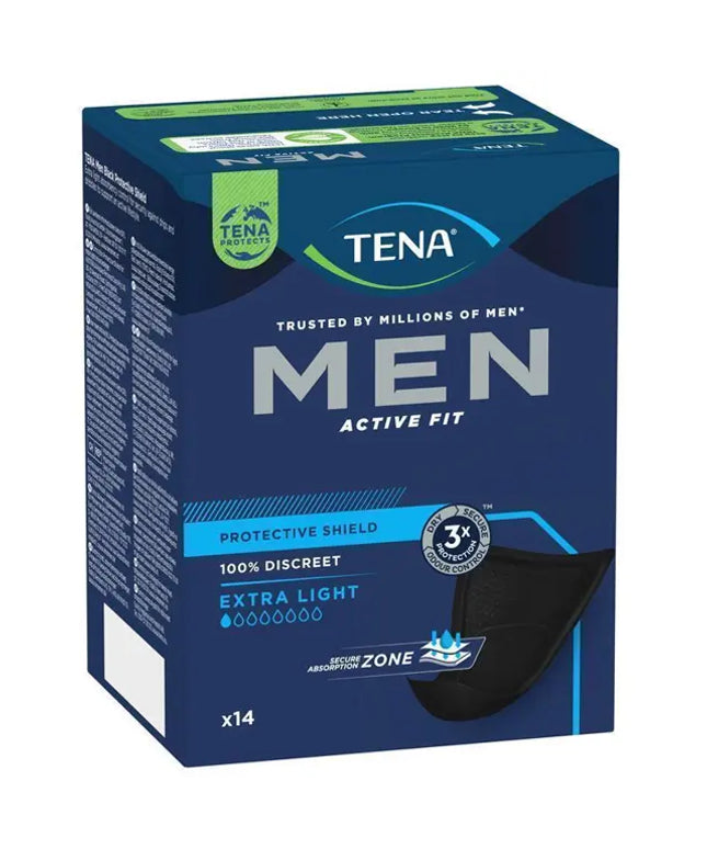 TENA Men Level 0 Protective Shield - 14 Pack