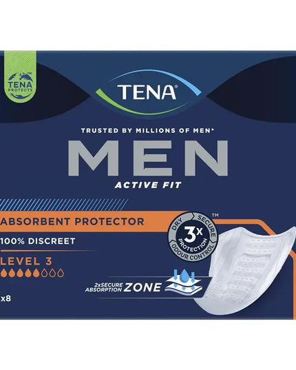 TENA Men Pads Level 3 - 8 Pack