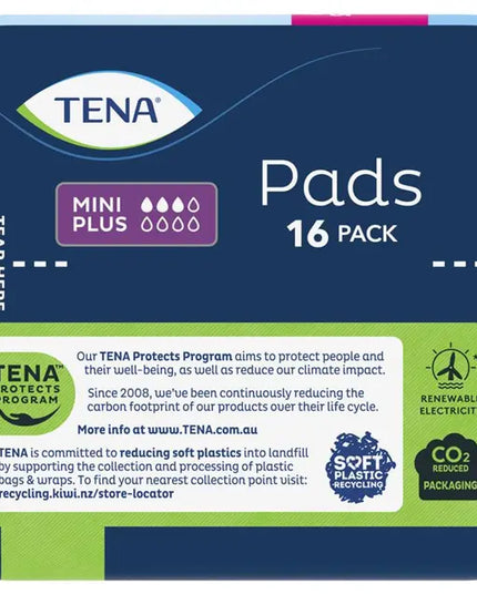 TENA Pad Ultrathin Mini Plus - 16 Pack