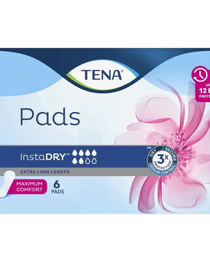 TENA Pads InstaDry 6 Pack